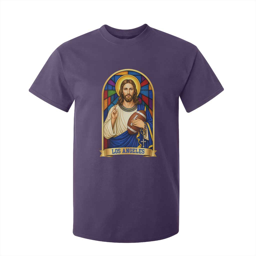 Los Angeles Jesus Game Day Faith T Shirt For Kid Christian Sports Fan Pride