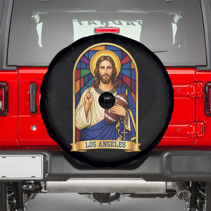 Los Angeles Jesus Game Day Faith Spare Tire Cover Christian Sports Fan Pride