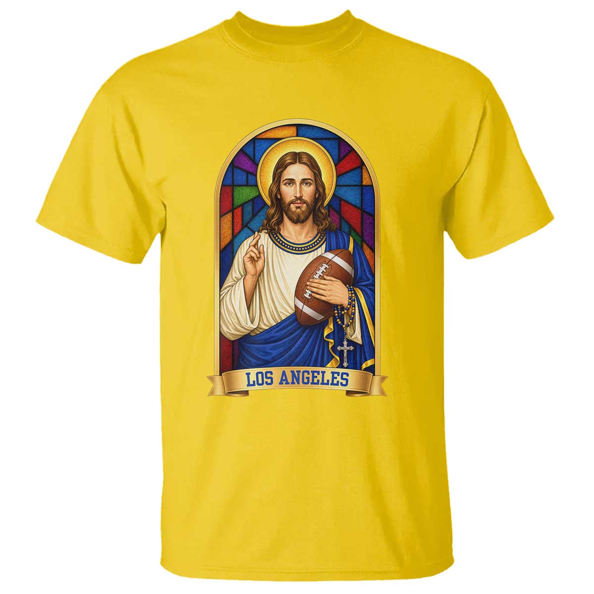 Los Angeles Jesus Game Day Faith T Shirt Christian Sports Fan Pride