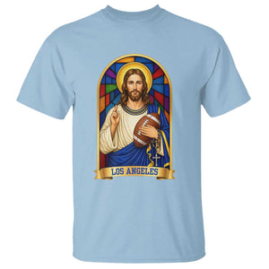 Los Angeles Jesus Game Day Faith T Shirt Christian Sports Fan Pride