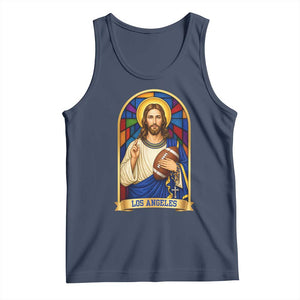 Los Angeles Jesus Game Day Faith Tank Top Christian Sports Fan Pride