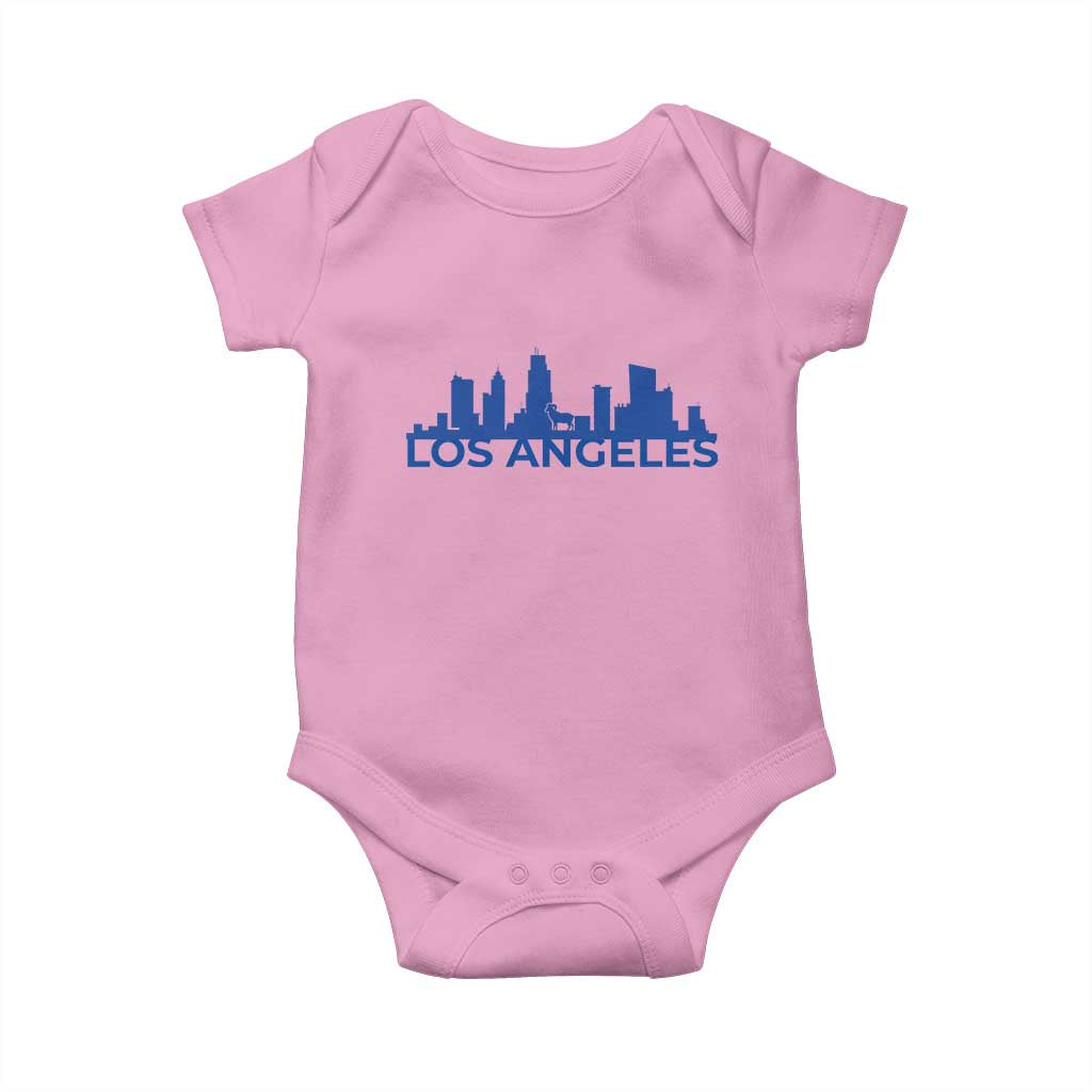 Vintage Los Angeles Skyline Ram Fan Baby Onesie Football Lover Gift