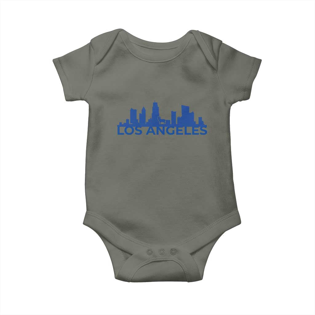 Vintage Los Angeles Skyline Ram Fan Baby Onesie Football Lover Gift