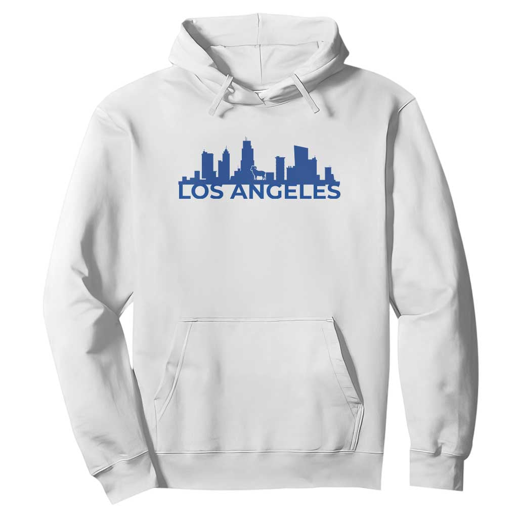 Vintage Los Angeles Skyline Ram Fan Hoodie Football Lover Gift TS12 White Print Your Wear