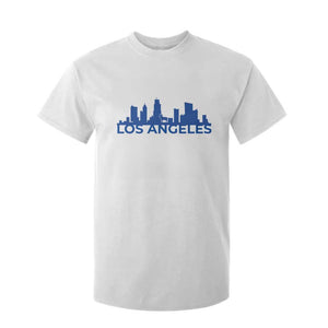 Vintage Los Angeles Skyline Ram Fan T Shirt For Kid Football Lover Gift