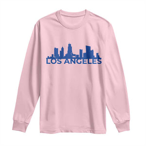 Vintage Los Angeles Skyline Ram Fan Long Sleeve Shirt Football Lover Gift