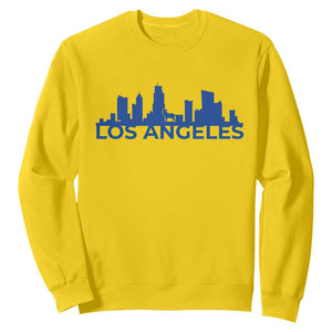 Vintage Los Angeles Skyline Ram Fan Sweatshirt Football Lover Gift