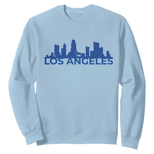 Vintage Los Angeles Skyline Ram Fan Sweatshirt Football Lover Gift