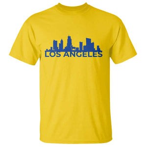Vintage Los Angeles Skyline Ram Fan T Shirt Football Lover Gift