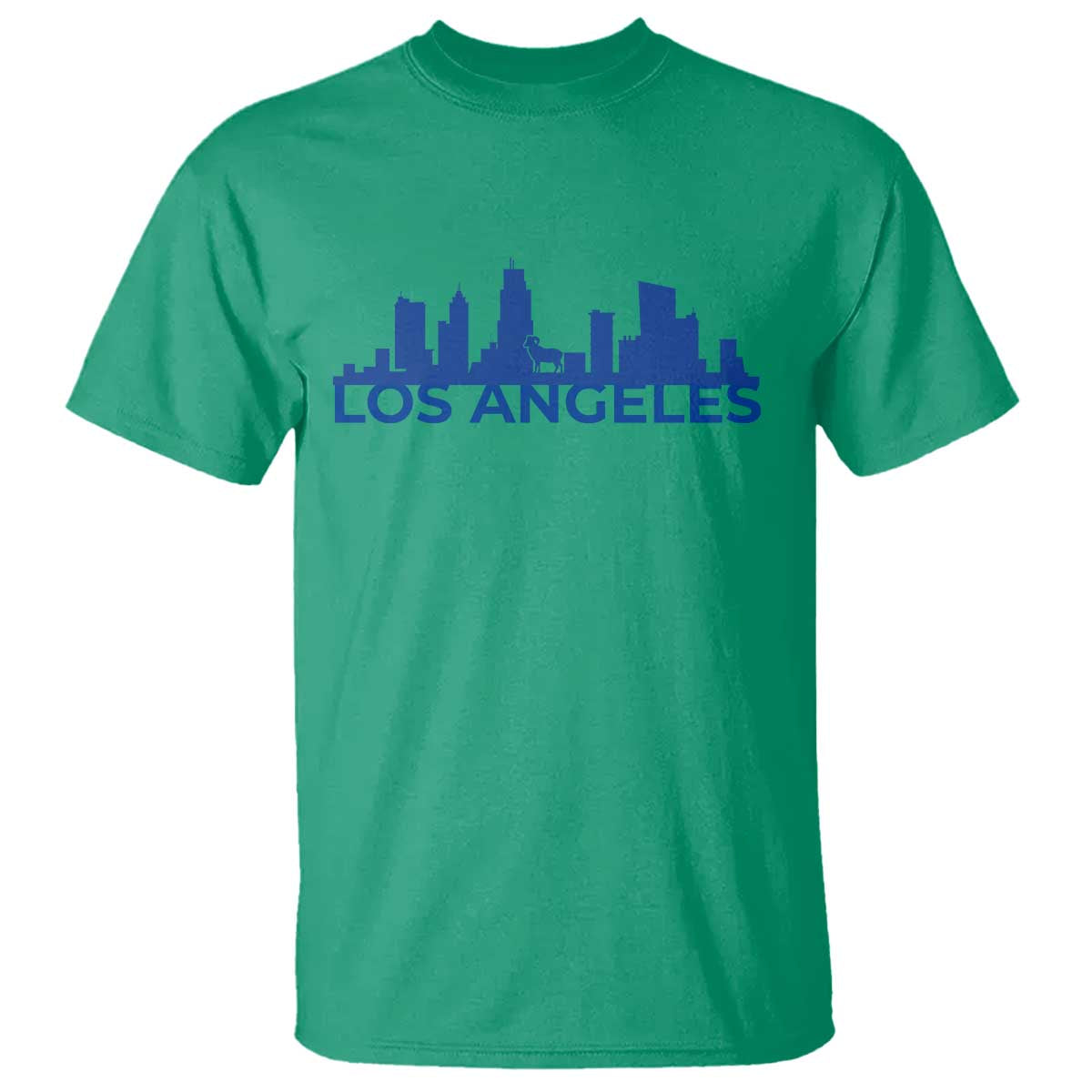 Vintage Los Angeles Skyline Ram Fan T Shirt Football Lover Gift