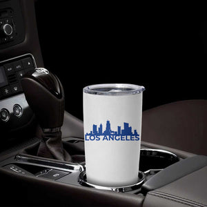 Vintage Los Angeles Skyline Ram Fan Tumbler Cup Football Lover Gift