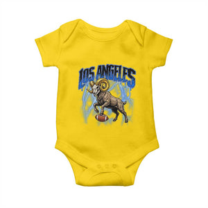 Gothic Lightning Ram Skull Baby Onesie Game Day Sports Fan Gift