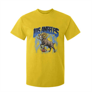 Gothic Lightning Ram Skull T Shirt For Kid Game Day Sports Fan Gift