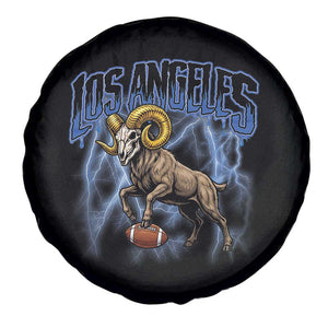 Gothic Lightning Ram Skull Spare Tire Cover Game Day Sports Fan Gift