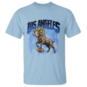 Gothic Lightning Ram Skull T Shirt Game Day Sports Fan Gift