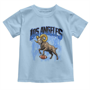 Gothic Lightning Ram Skull Toddler T Shirt Game Day Sports Fan Gift
