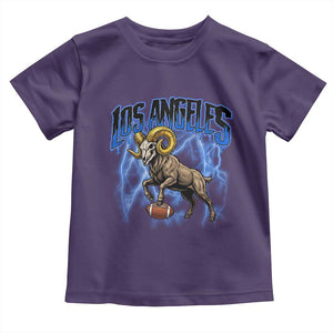 Gothic Lightning Ram Skull Toddler T Shirt Game Day Sports Fan Gift