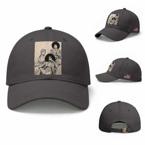 Vintage 70s Afro Queen Black Girl Pride Fashion Baseball Cap