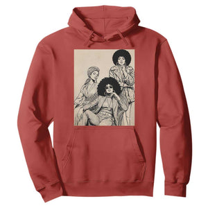 Vintage 70s Afro Queen Black Girl Pride Fashion Hoodie