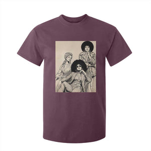 Vintage 70s Afro Queen Black Girl Pride Fashion T Shirt For Kid