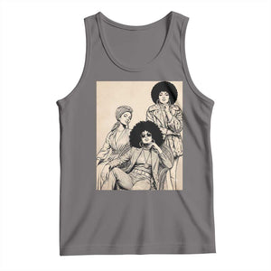 Vintage 70s Afro Queen Black Girl Pride Fashion Tank Top