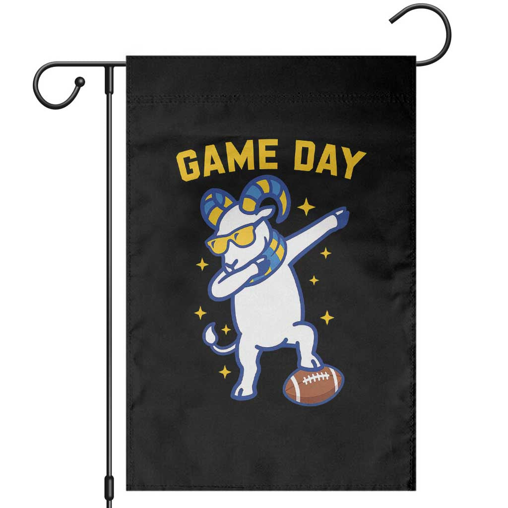 Funny Dabbing Ram Garden Flag Los Angeles Sports Fan Gift TS12 Black Print Your Wear