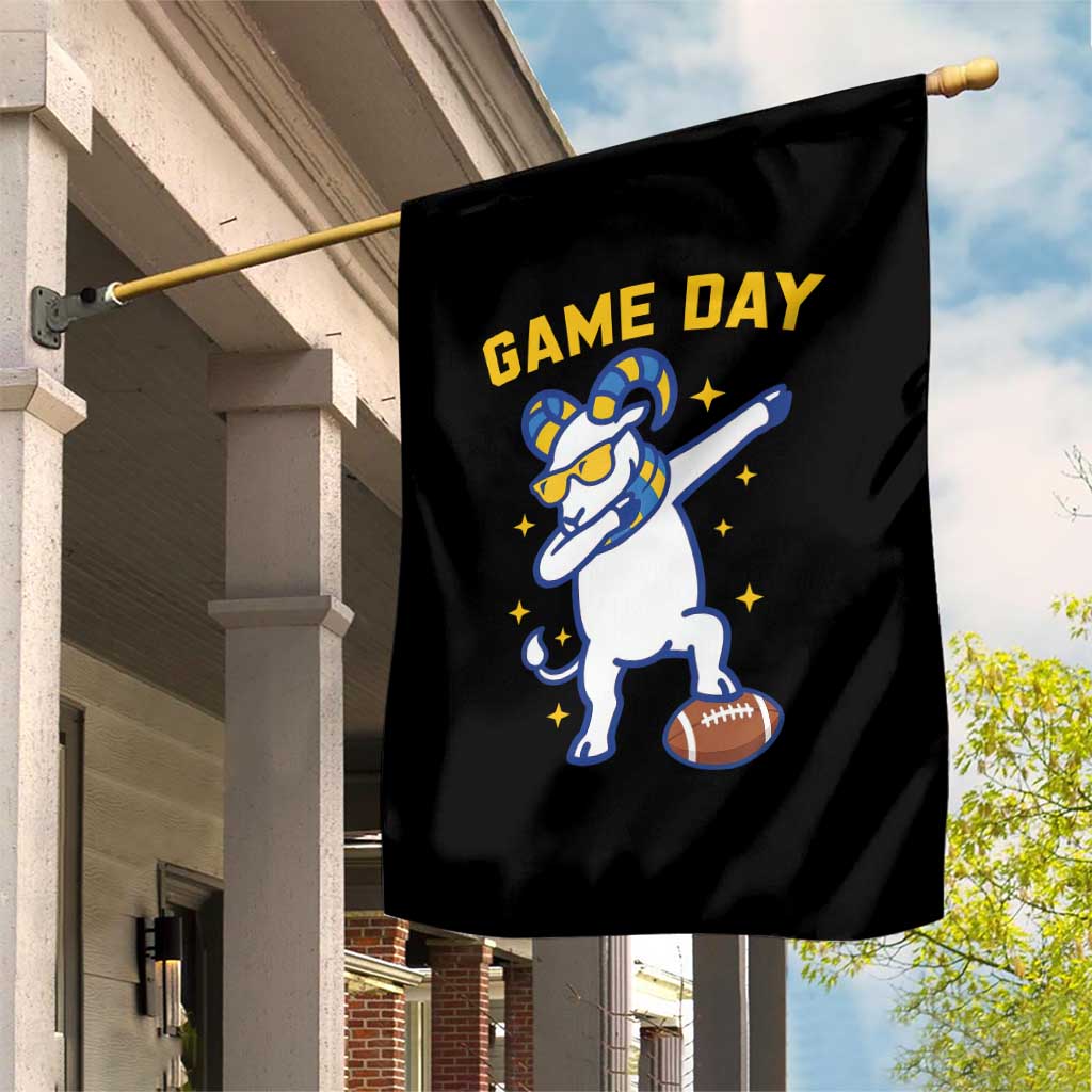 Funny Dabbing Ram Garden Flag Los Angeles Sports Fan Gift