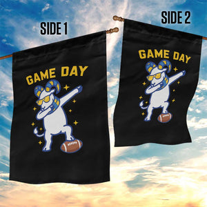 Funny Dabbing Ram Garden Flag Los Angeles Sports Fan Gift