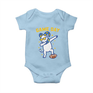 Funny Dabbing Ram Baby Onesie Los Angeles Sports Fan Gift