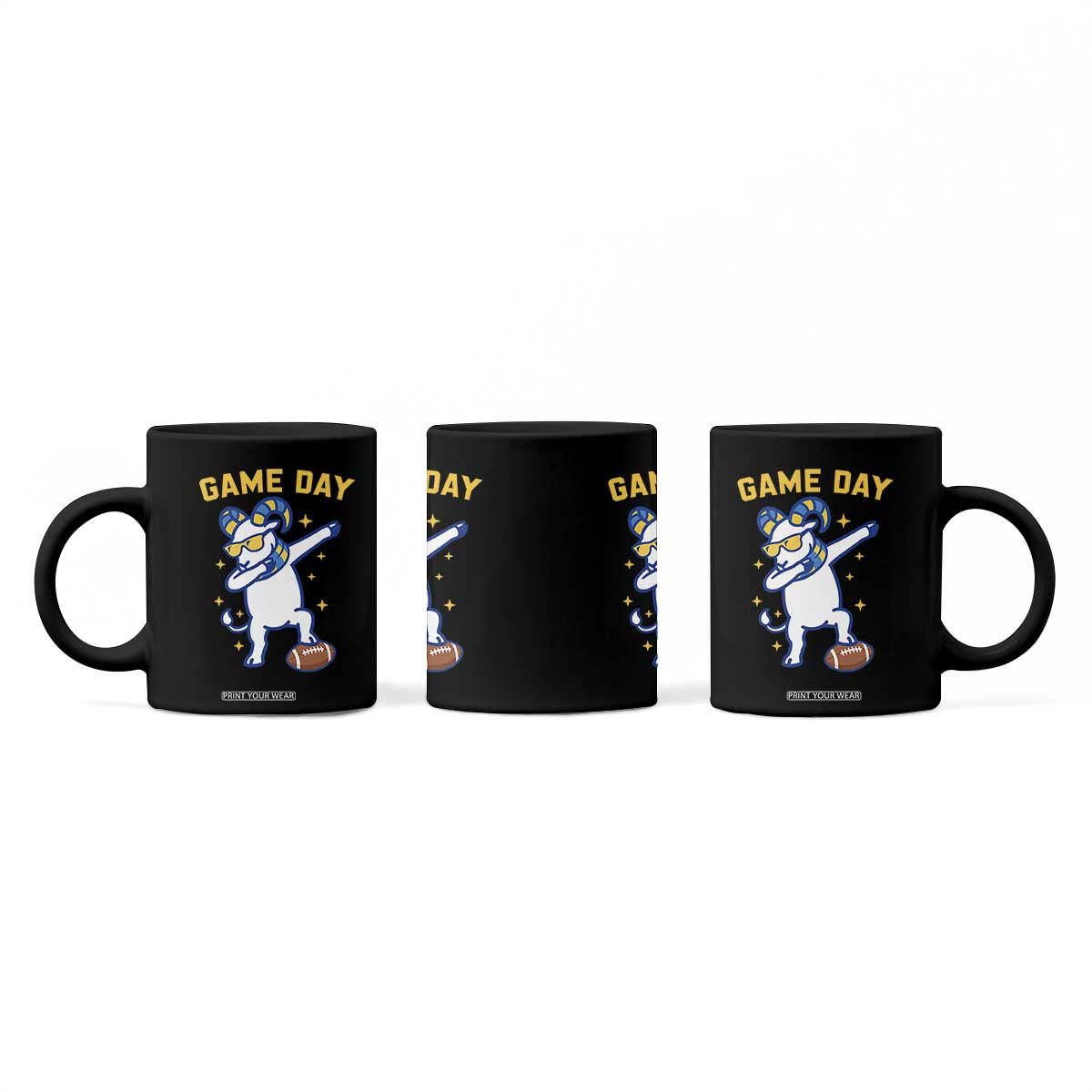 Funny Dabbing Ram Coffee Mug Los Angeles Sports Fan Gift