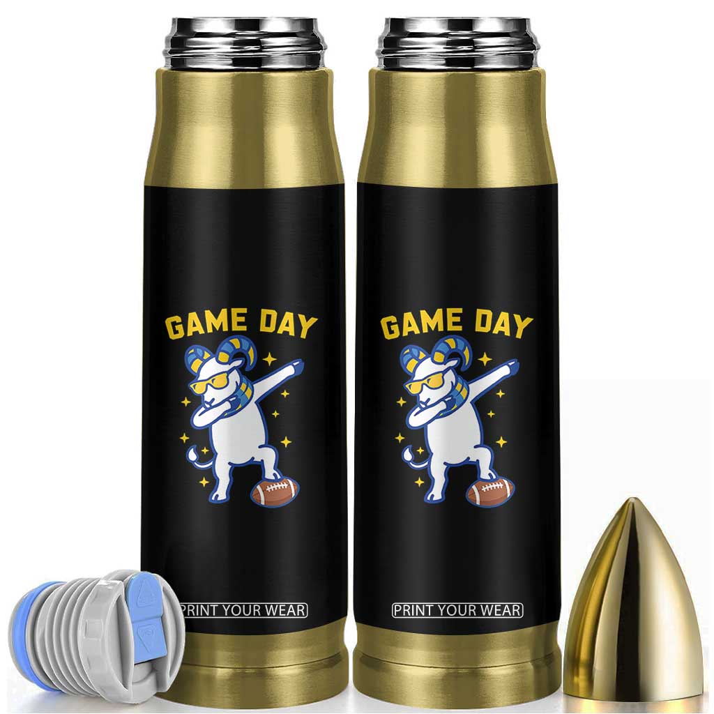 Funny Dabbing Ram Bullet Tumbler Los Angeles Sports Fan Gift TS12 Black Print Your Wear