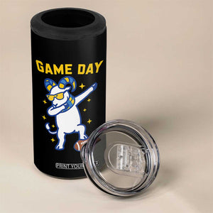 Funny Dabbing Ram 4 in 1 Can Cooler Tumbler Los Angeles Sports Fan Gift
