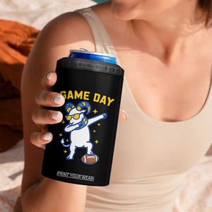 Funny Dabbing Ram 4 in 1 Can Cooler Tumbler Los Angeles Sports Fan Gift