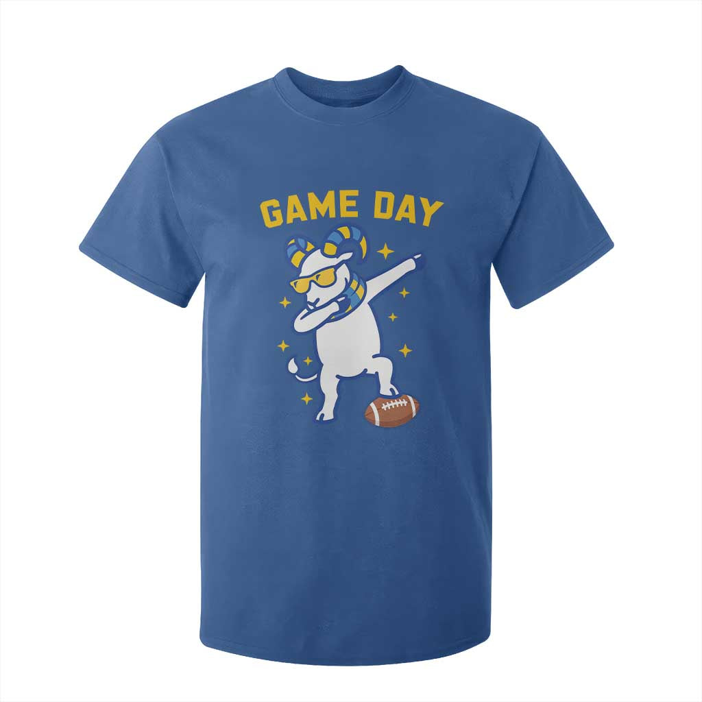Funny Dabbing Ram T Shirt For Kid Los Angeles Sports Fan Gift TS12 Royal Blue Print Your Wear