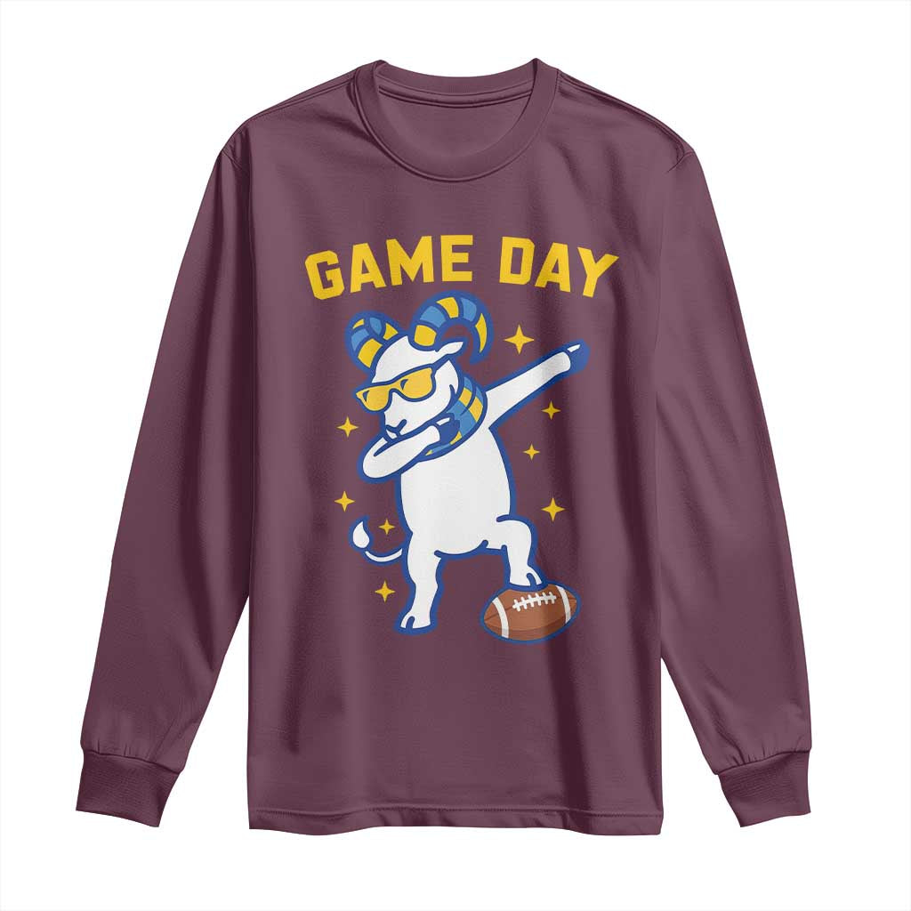Funny Dabbing Ram Long Sleeve Shirt Los Angeles Sports Fan Gift