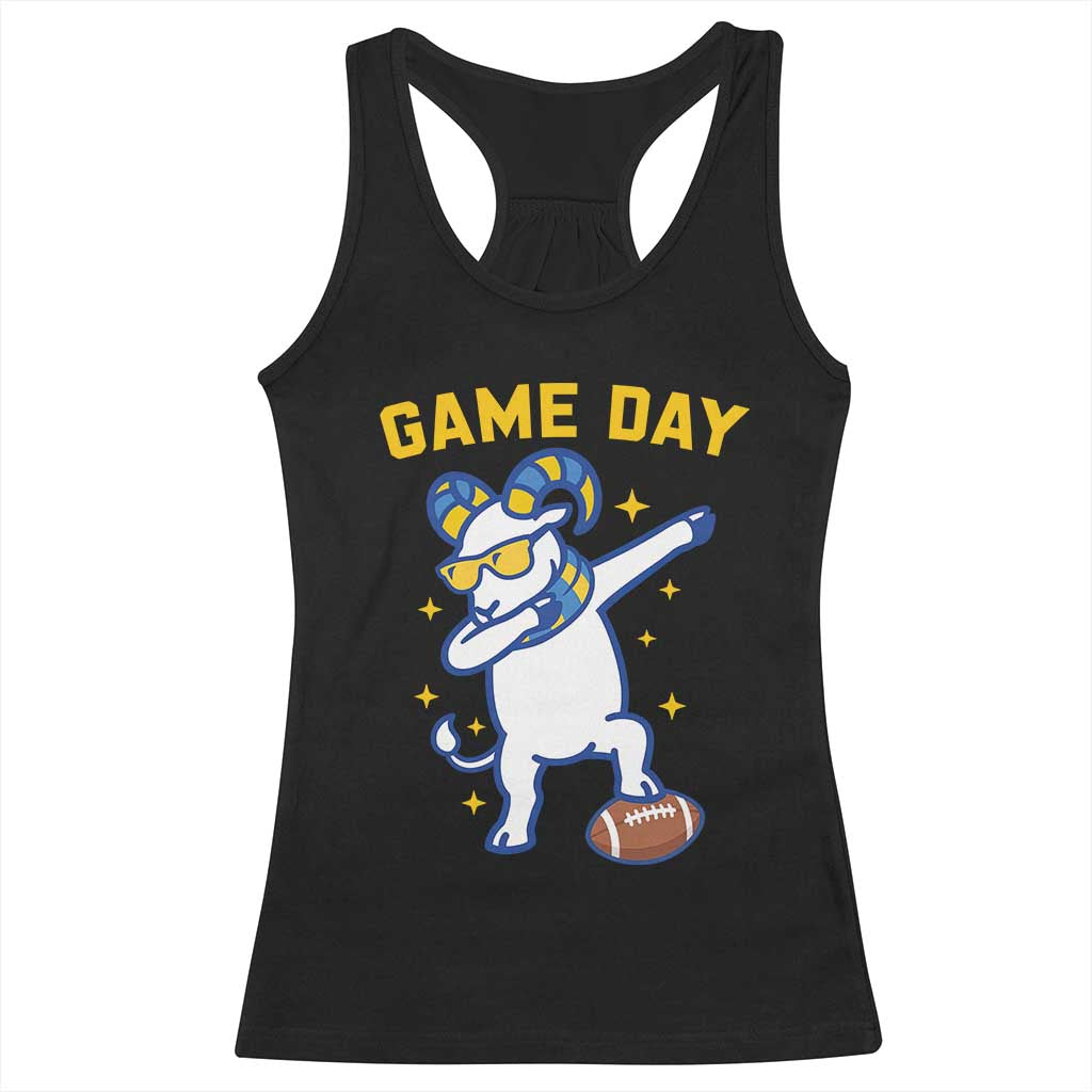 Funny Dabbing Ram Racerback Tank Top Los Angeles Sports Fan Gift