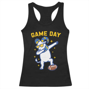 Funny Dabbing Ram Racerback Tank Top Los Angeles Sports Fan Gift