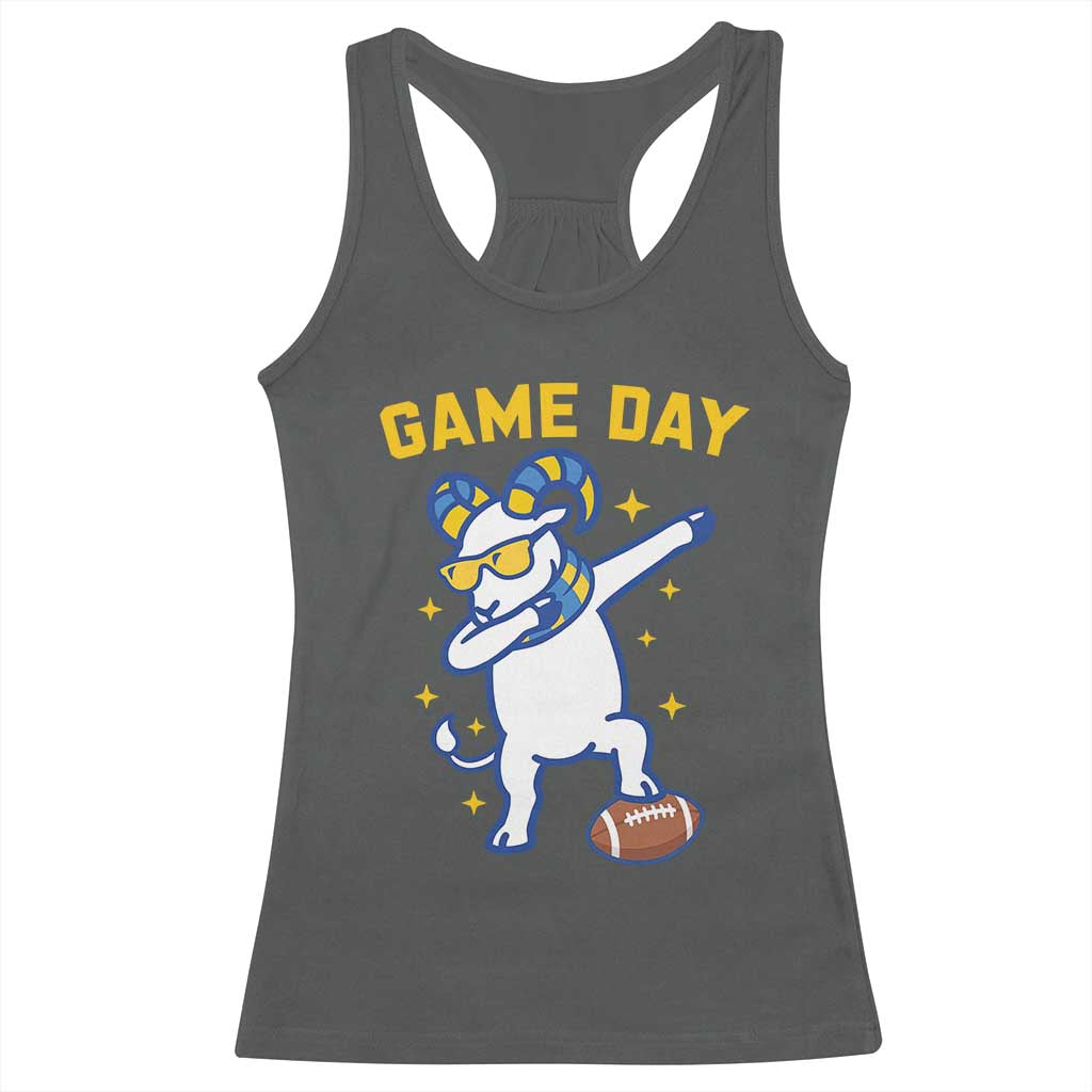 Funny Dabbing Ram Racerback Tank Top Los Angeles Sports Fan Gift