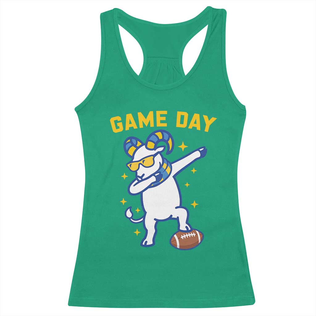 Funny Dabbing Ram Racerback Tank Top Los Angeles Sports Fan Gift