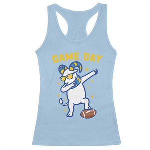 Funny Dabbing Ram Racerback Tank Top Los Angeles Sports Fan Gift