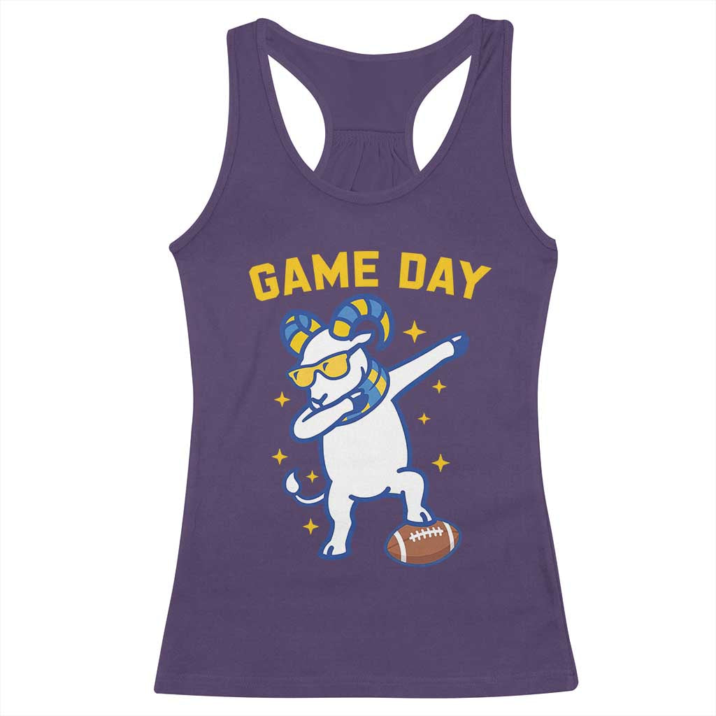 Funny Dabbing Ram Racerback Tank Top Los Angeles Sports Fan Gift