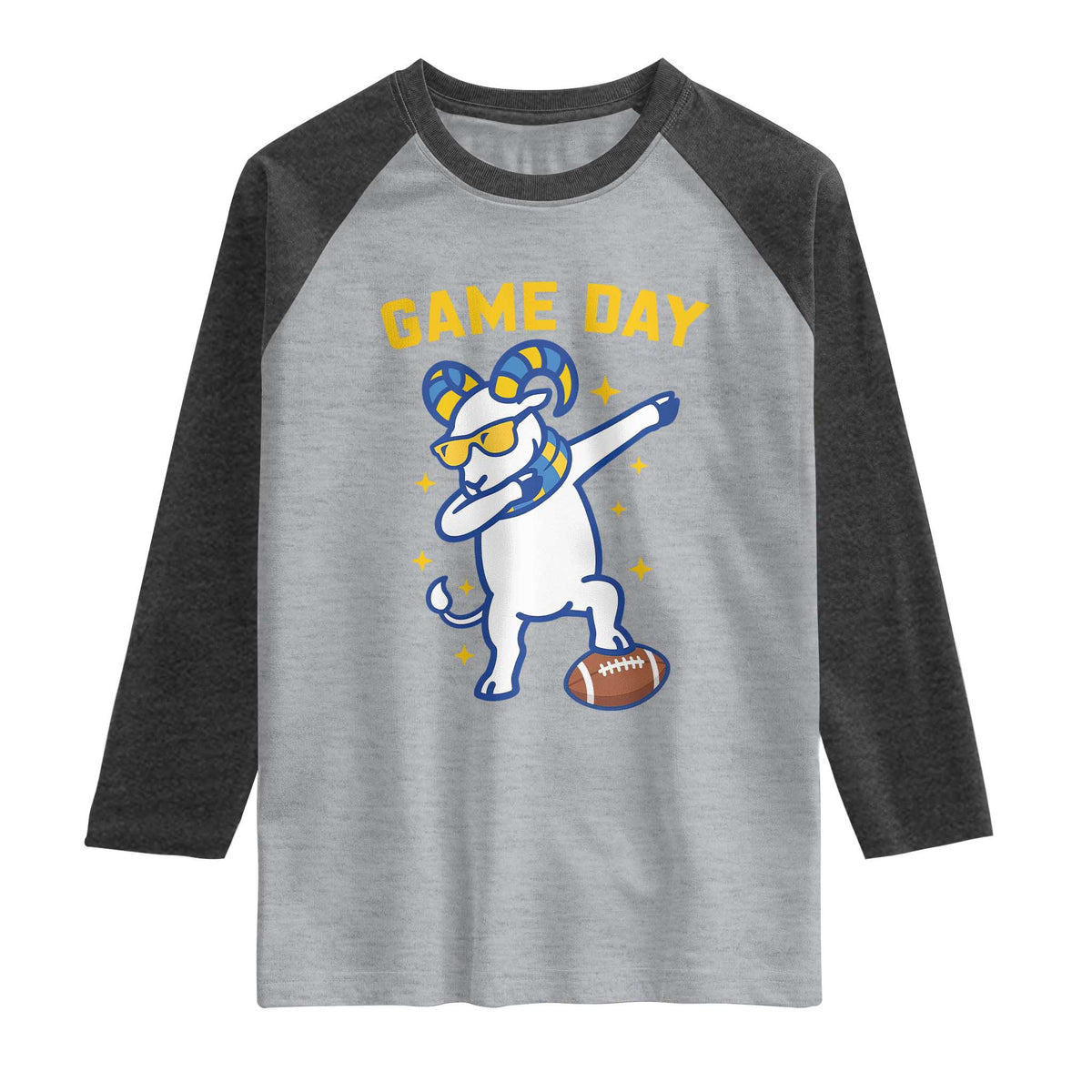 Funny Dabbing Ram Raglan Shirt Los Angeles Sports Fan Gift