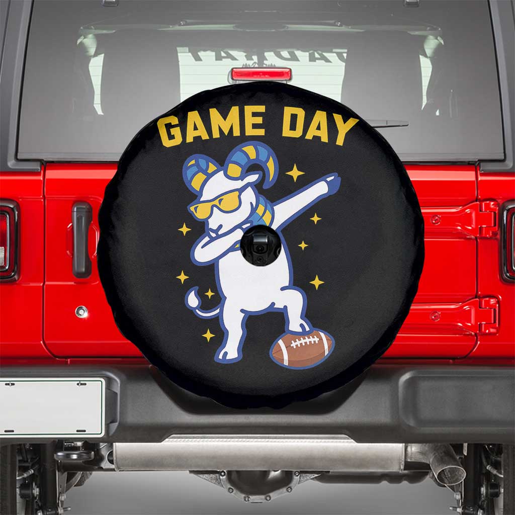 Funny Dabbing Ram Spare Tire Cover Los Angeles Sports Fan Gift