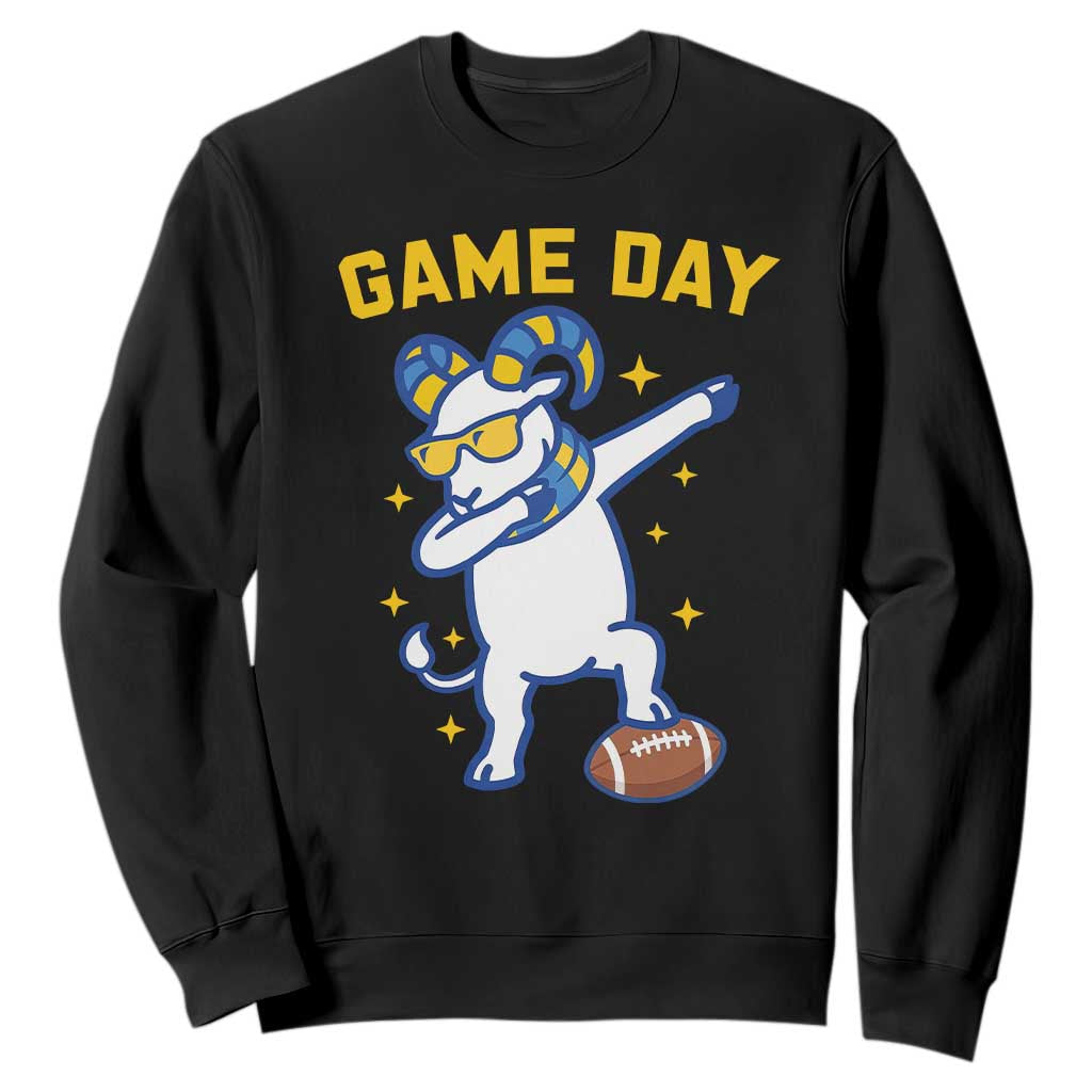 Funny Dabbing Ram Sweatshirt Los Angeles Sports Fan Gift