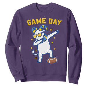 Funny Dabbing Ram Sweatshirt Los Angeles Sports Fan Gift