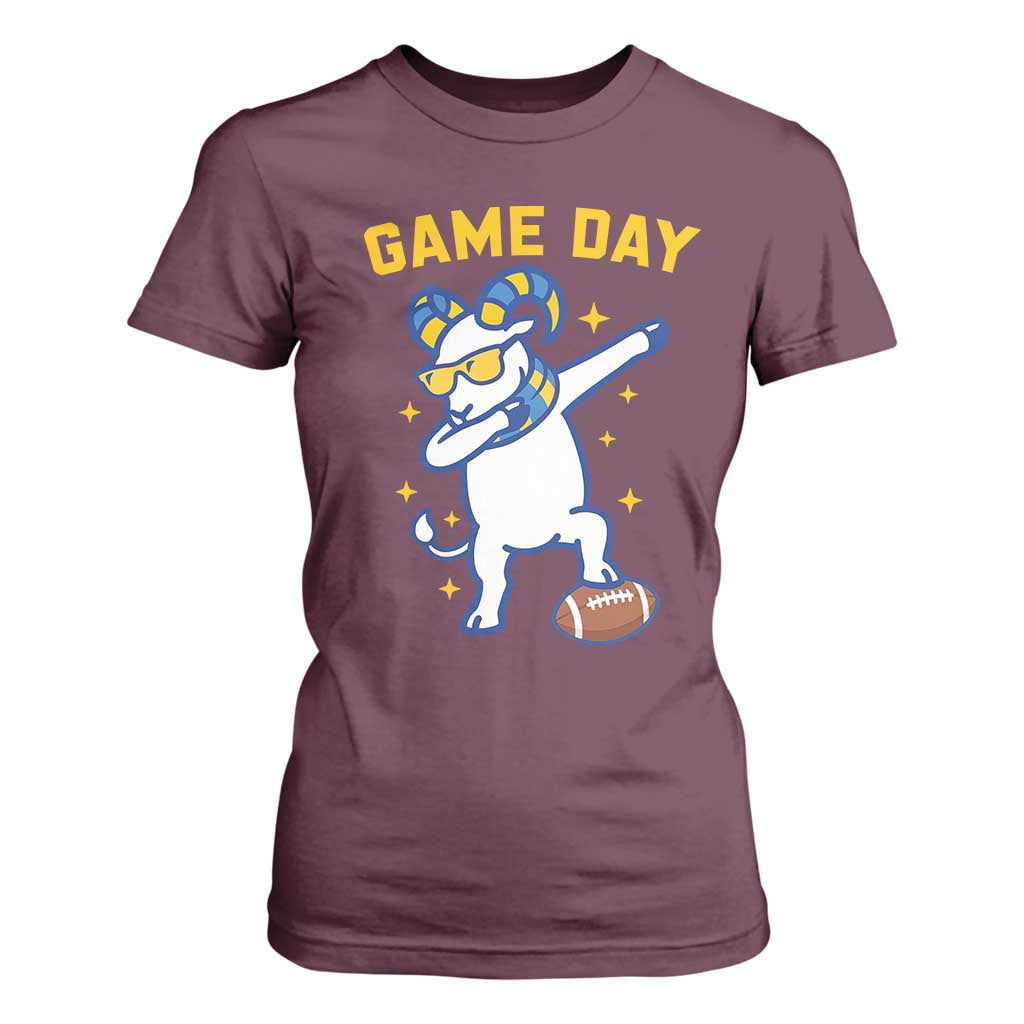 Funny Dabbing Ram T Shirt For Women Los Angeles Sports Fan Gift