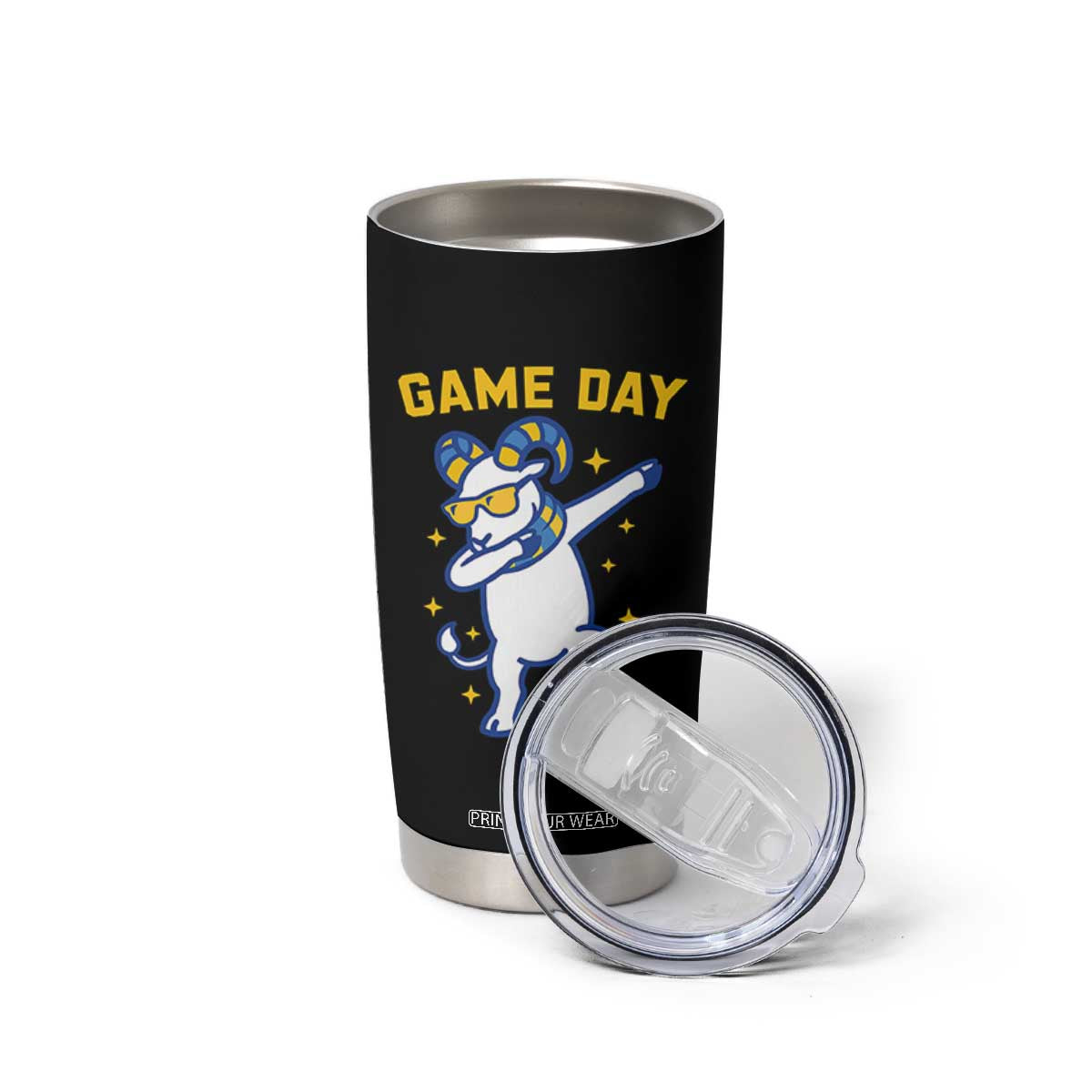 Funny Dabbing Ram Tumbler Cup Los Angeles Sports Fan Gift