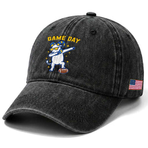 Funny Dabbing Ram Washed Cotton Baseball Cap Los Angeles Sports Fan Gift