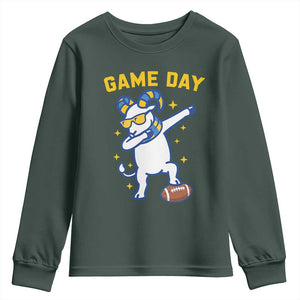Funny Dabbing Ram Youth Sweatshirt Los Angeles Sports Fan Gift