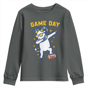 Funny Dabbing Ram Youth Sweatshirt Los Angeles Sports Fan Gift